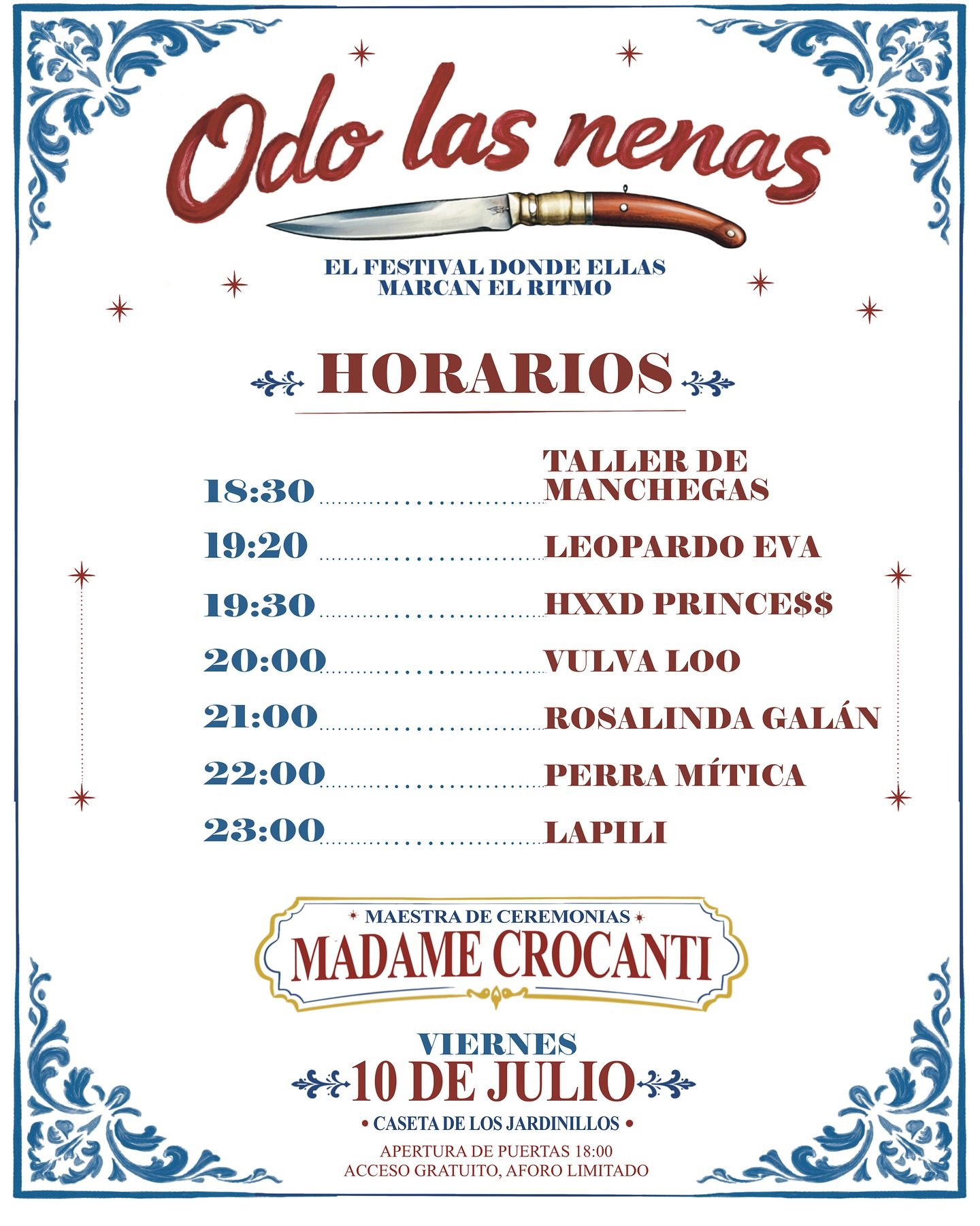 Cartel de Odo las Nenas